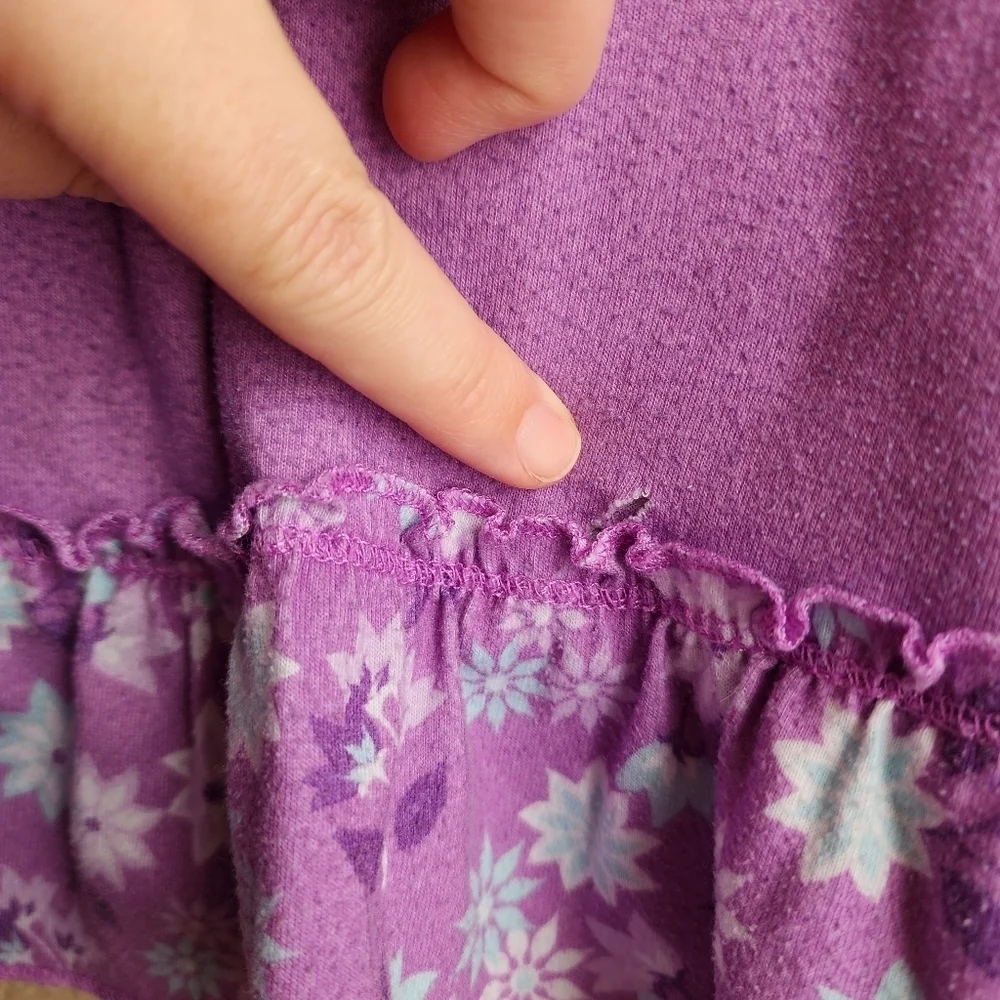 Disney store Frozen Anna and Elsa purple nightgown Size 9/10 - Picture 6 of 10